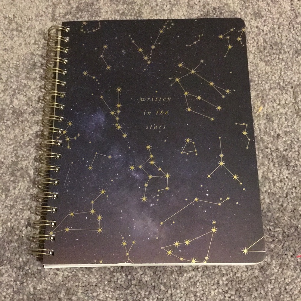 Star Sign “Written in the Stars” Spiral Notebook